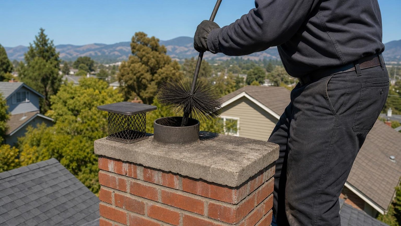 Practical chimney sweep & inspection in Mission